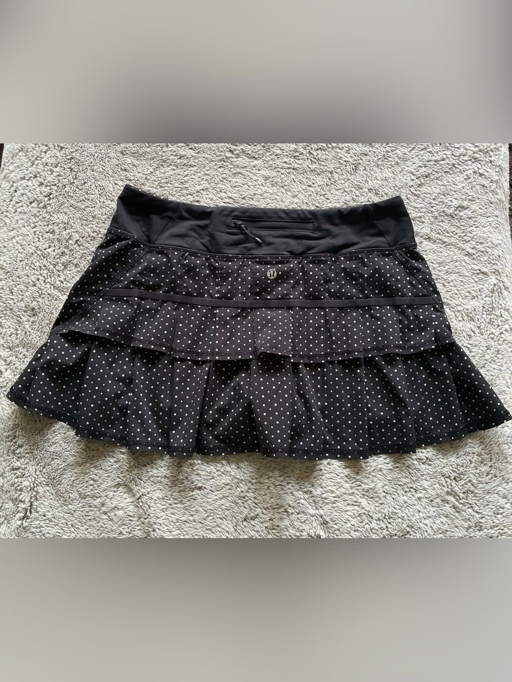 lululemon Size 8  Bundle 2 Printed Skorts & Grey Ruched Leggings - Picture 3 of 10